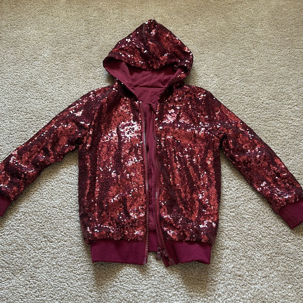 Child’s sequin hoodie